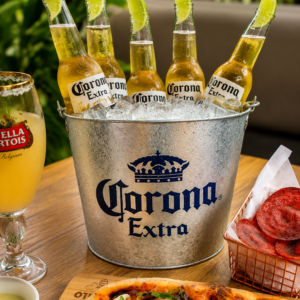 Cubeta cervezas x4